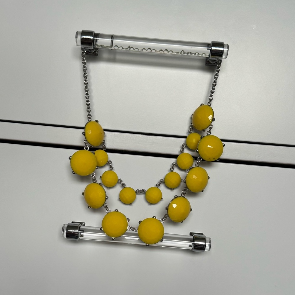 Chico’s Yellow Statement Necklace!